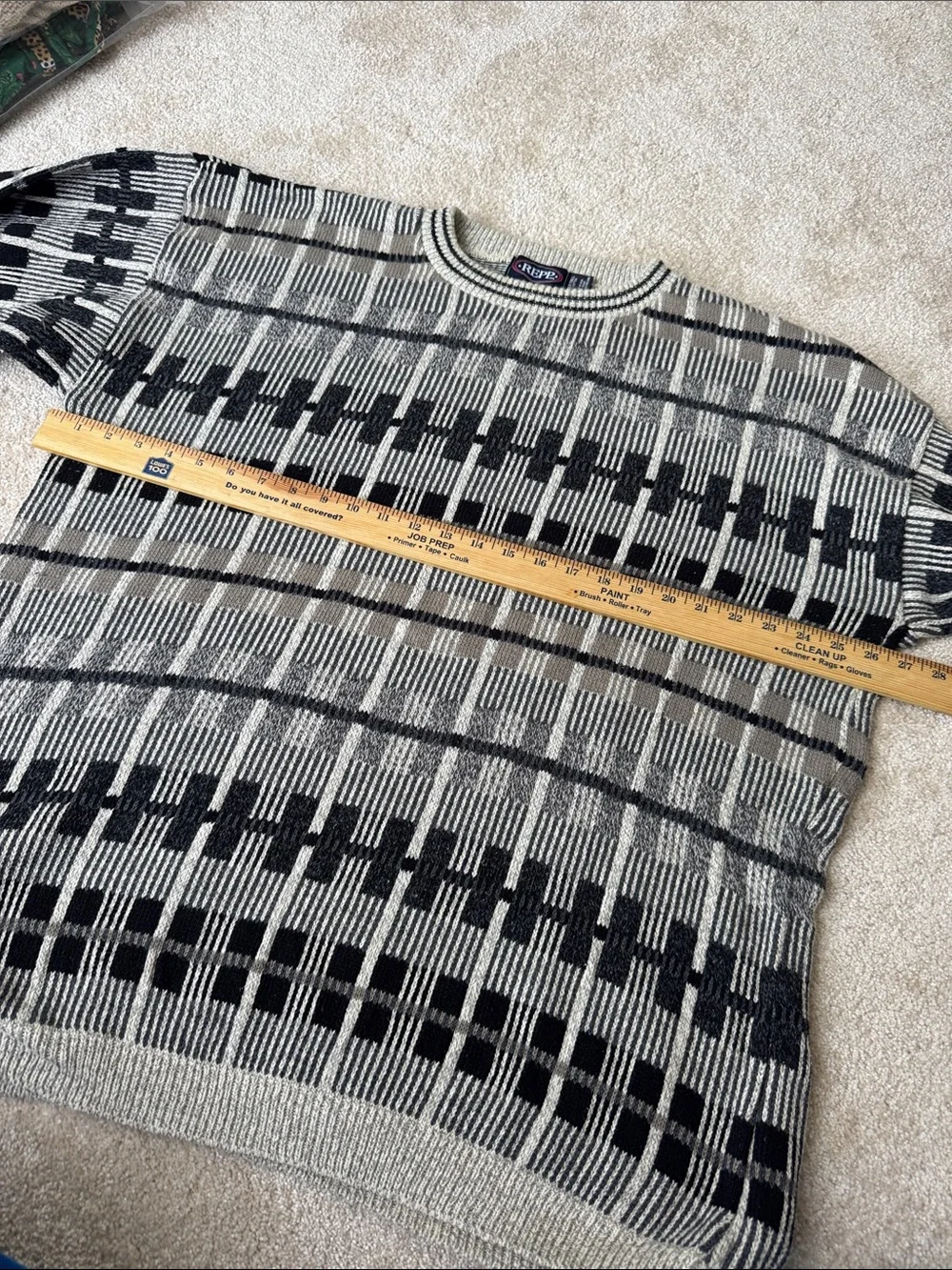 Vintage repp knit